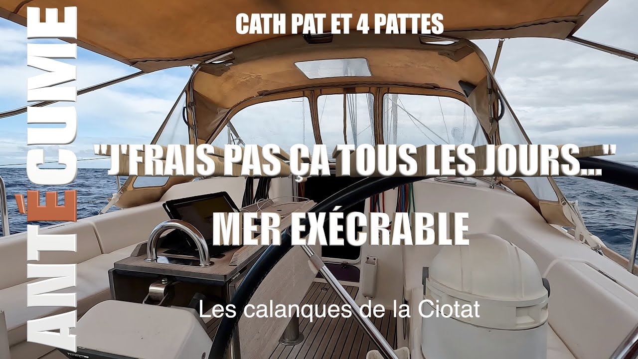 ⛵️ Notre Dufour dans une mer exécrable