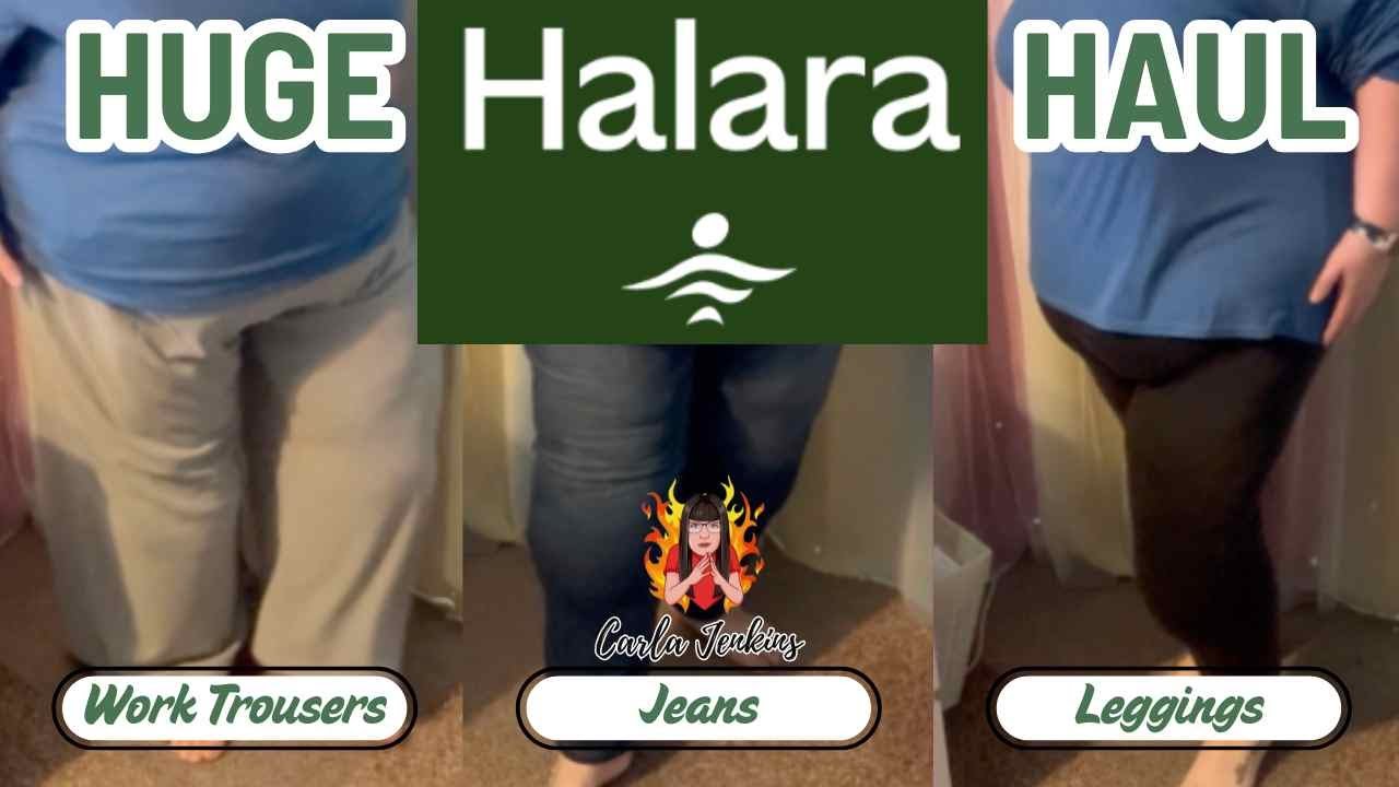 Halara Plus Size Try-On Haul 👖✨ Trousers, Jeans & Leggings Review (Honest Fit & Feel!) CARLA JENKINS