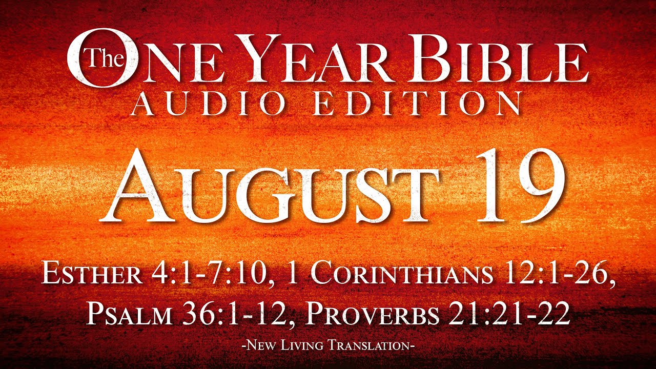 August 19 | One Year Bible Audio Edition
