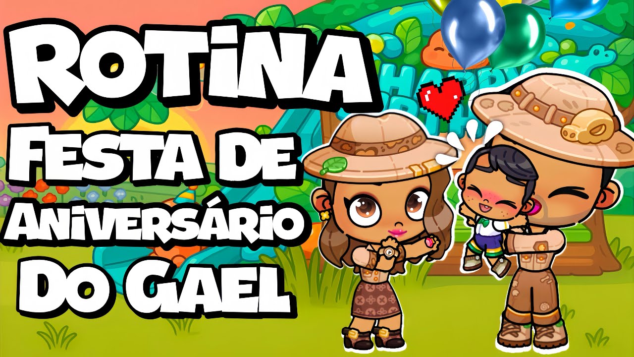 👉ROTINA ANIVERS&Aacute;RIO DO GAEL🎂🎁 NA FAZENDA 🥳 UM DOMINGO REAL COM 4 FILHOS! 👨&zwj;👩&zwj;👧&zwj;👦 | AVATAR WORLD 🍃