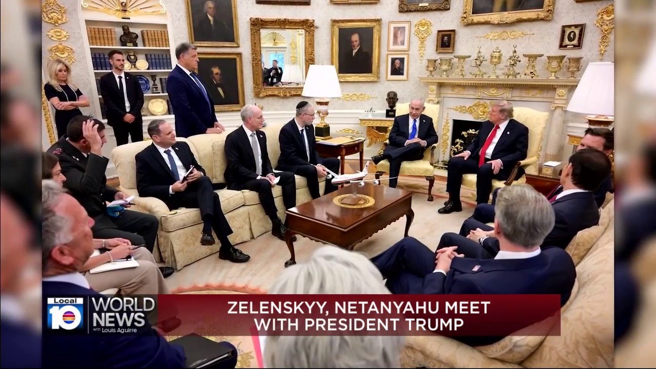 Трамп встретился с Зеленским и Нетаньяху