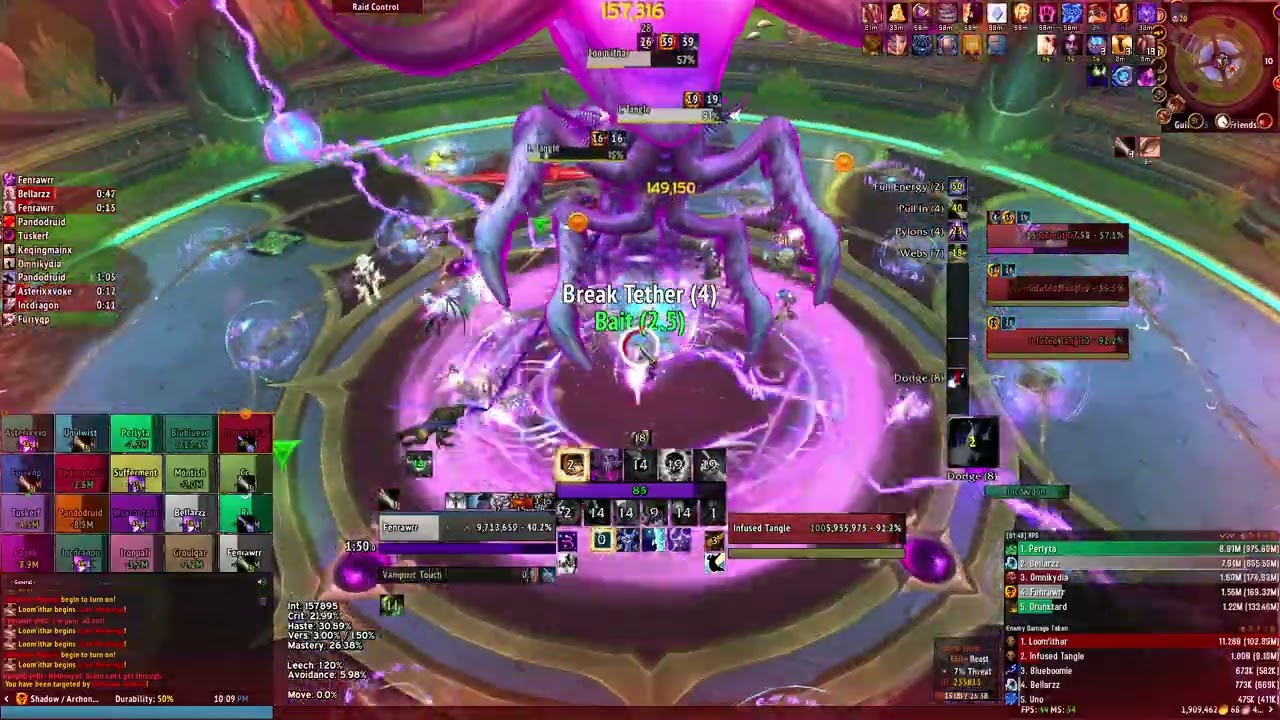 Mythic Loomithar Shadow Priest PoV