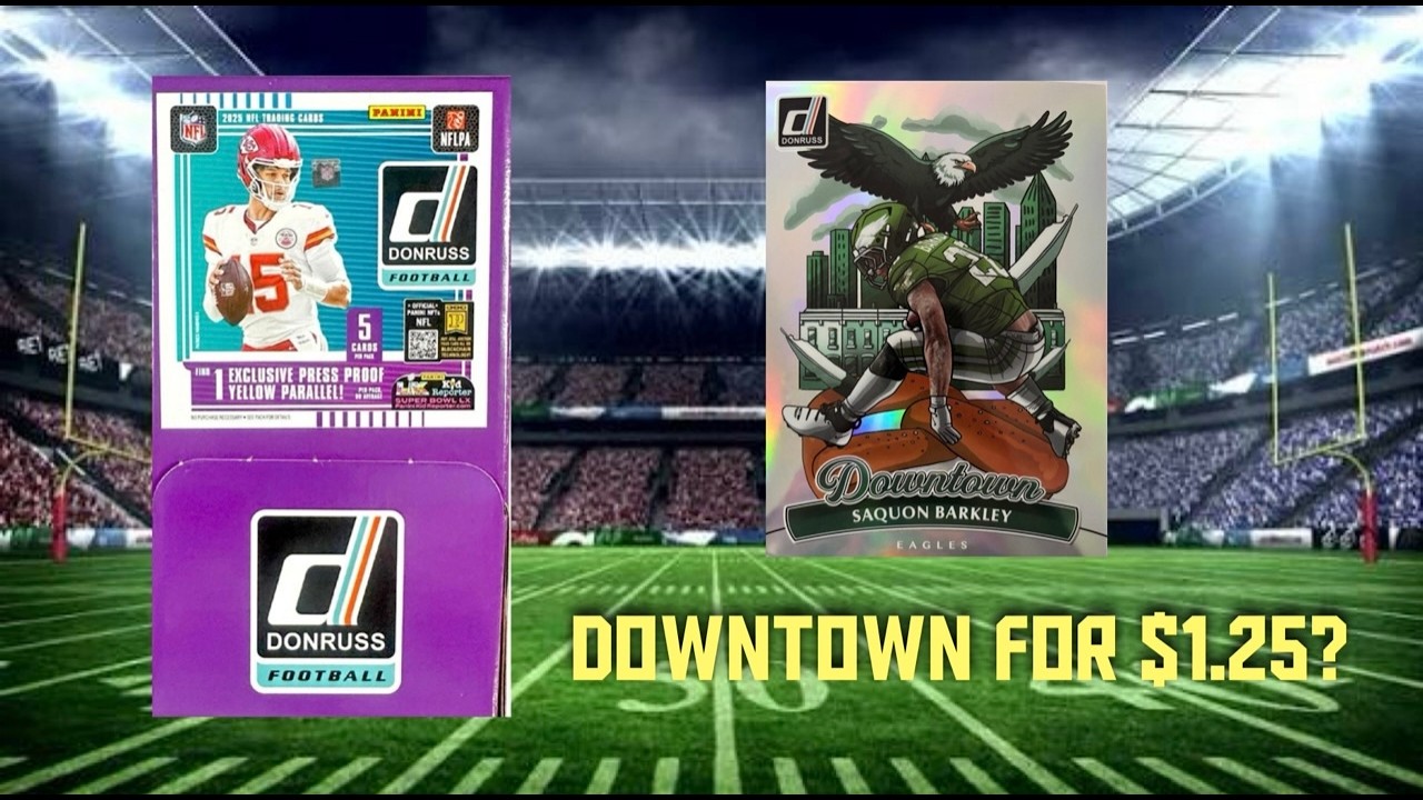 Are these $1.25 donruss gravity packs worth it?#sportscollectibles #sportscards #nfl #footballcards