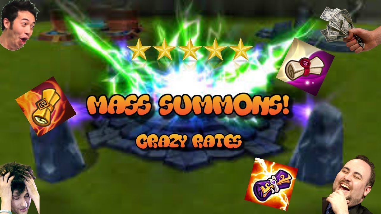 Mass Summon with CRAZY Rates | New SKY SURFERS and ROBOS | Summoners War