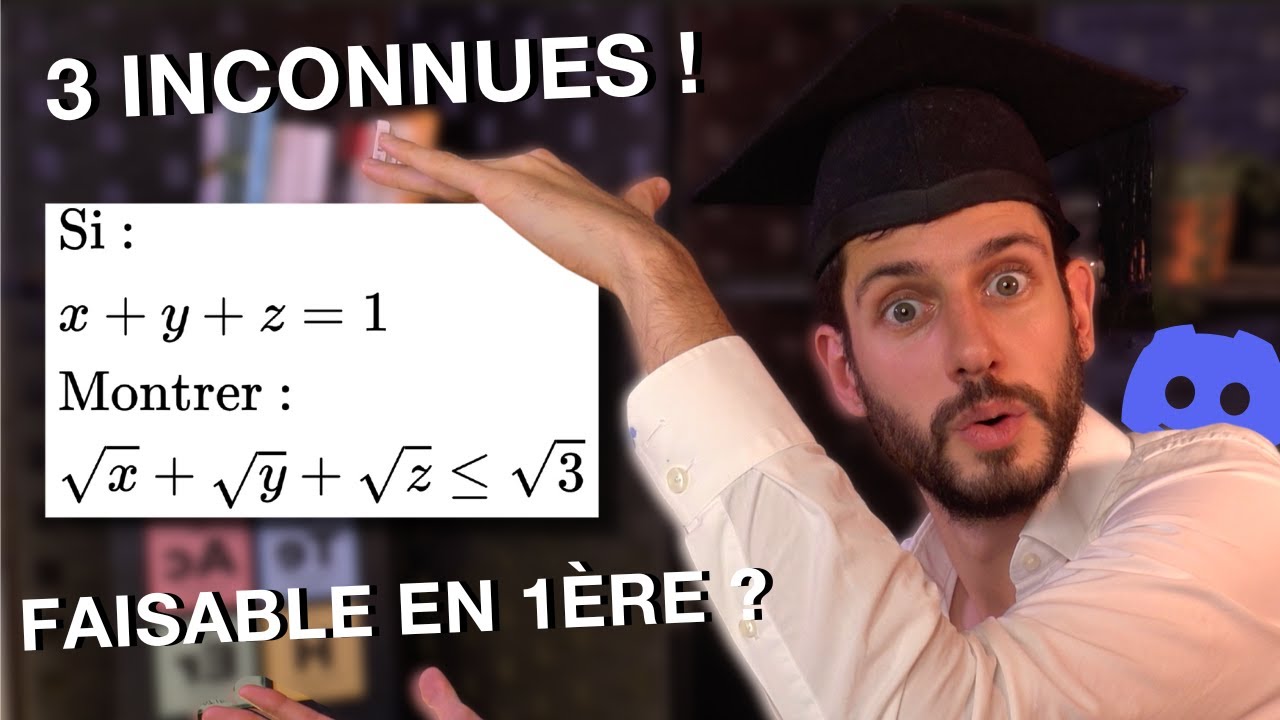 Avant la mpsi : une inégalité de racines - faisable avec des outils de seconde et première ?!