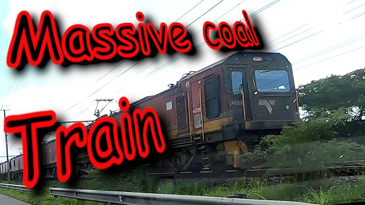 Massive Coal Train South Africa