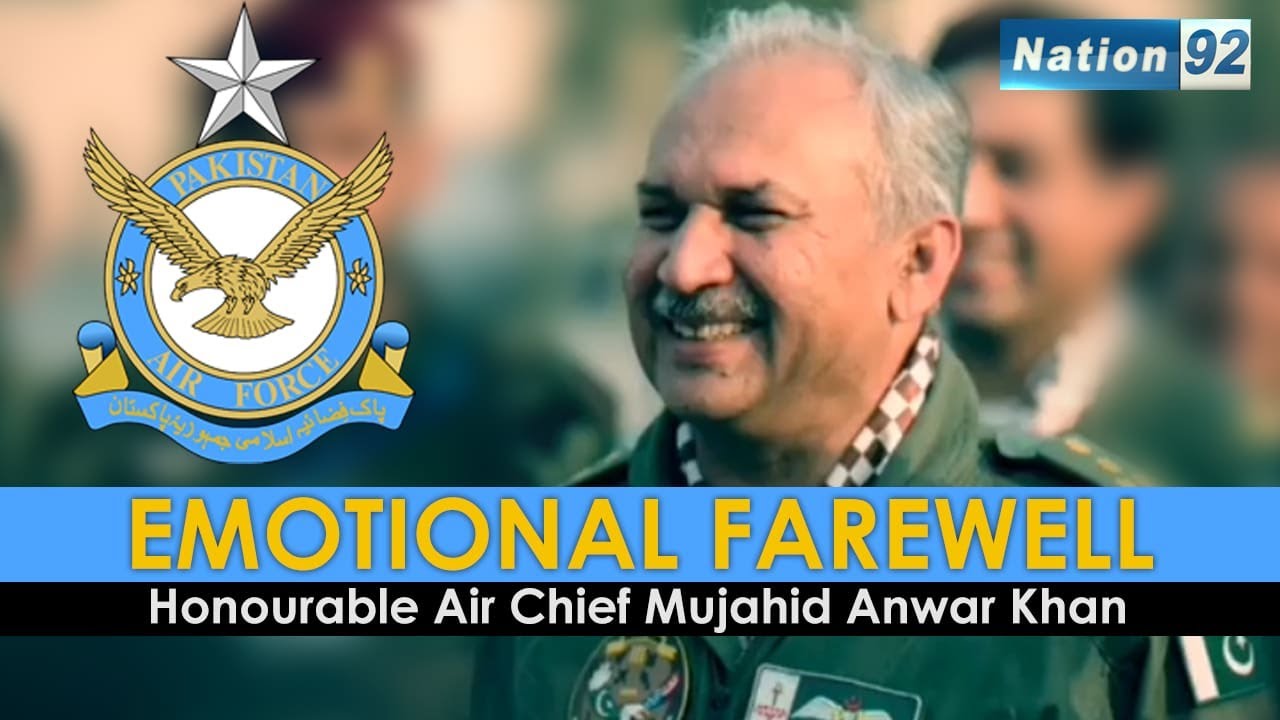 PAF Emotional Farewell and Tribute to Air Cheif (R) Mujahid Anwar Khan