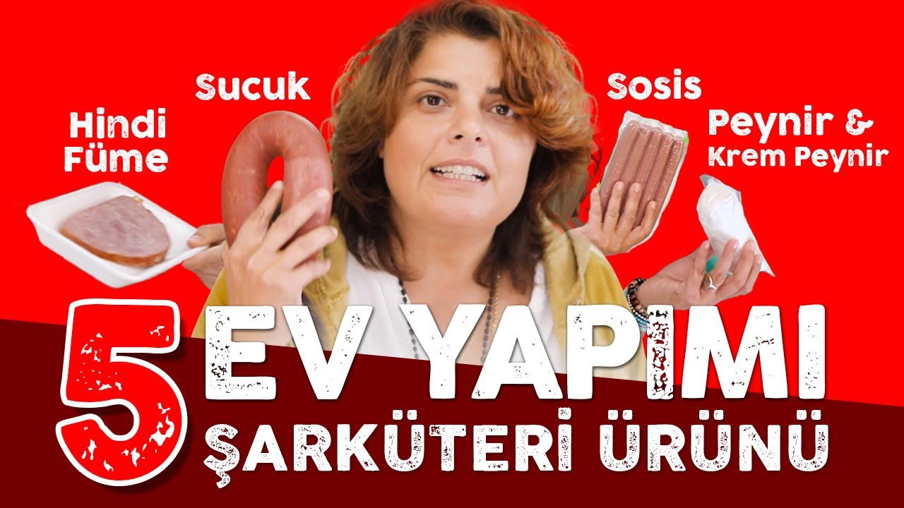 MARKETTEN ALMAYA SON! 🌭🥩🥓🧀 Evde Sosis, Sucuk, Peynir ve Hindi F&uuml;me Yapımı Tarifi