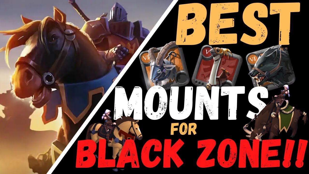 BEST MOUNTS for Open World BZ, Mists, & Roads - Albion Online