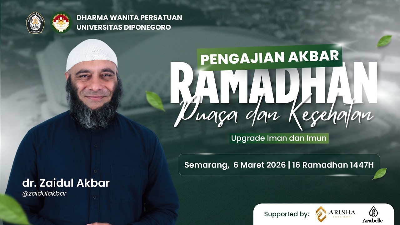 Puasa dan Kesehatan bersama dr Zaidul Akbar | Ramadan 1447 H