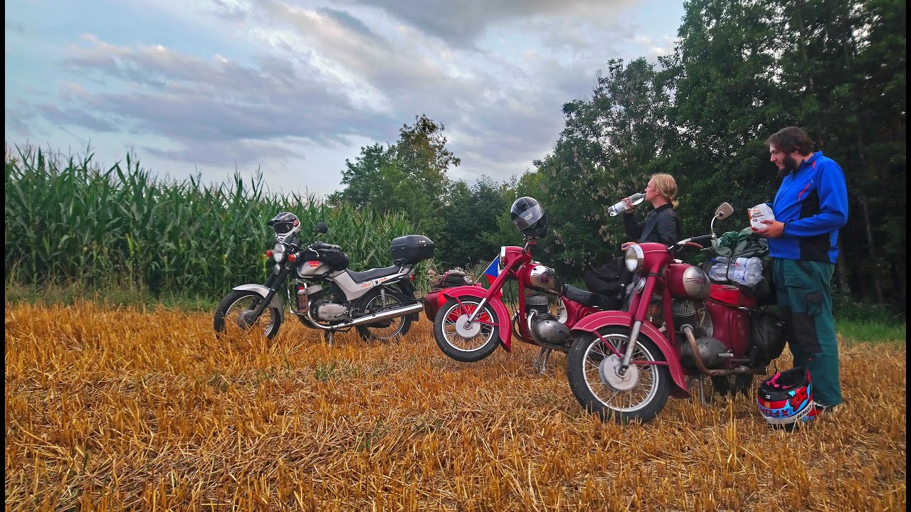JAWA Výlet Aneb Cesta Oprav / Alpy / Německo / Museum Porsche / Léto 2019 / MotoTrip / ČÁST 2