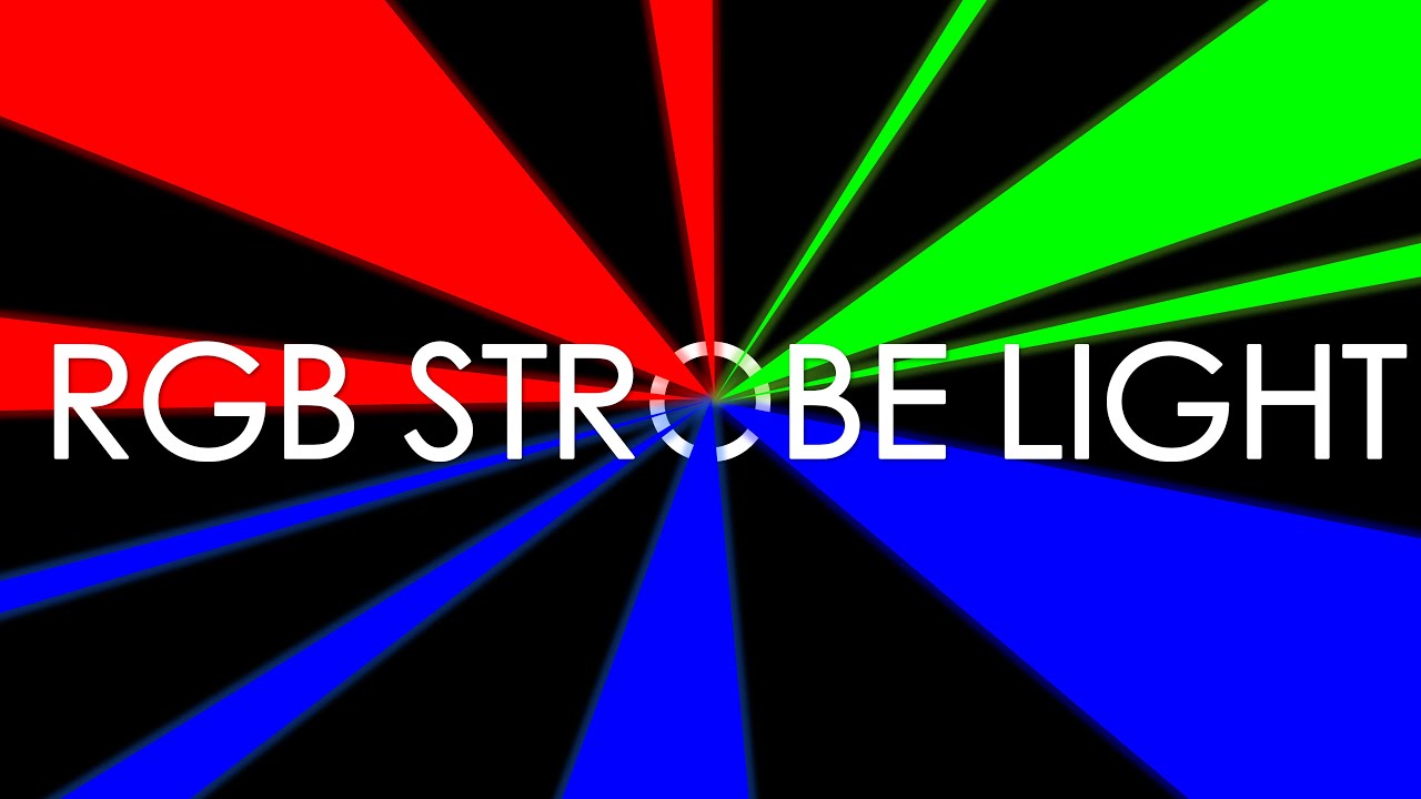 RGB Strobe Light 🔴🟢🔵 | ⚠️ Epilepsy Warning