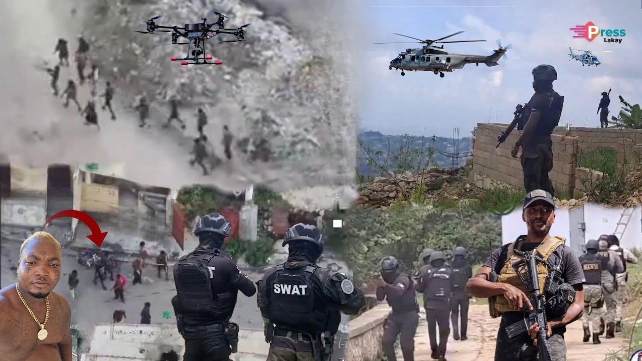 Lapolis, Lame ak nouvo fòs la met pye atè  Kenskof, Kadav yo anpil. Imaj yo chokan 