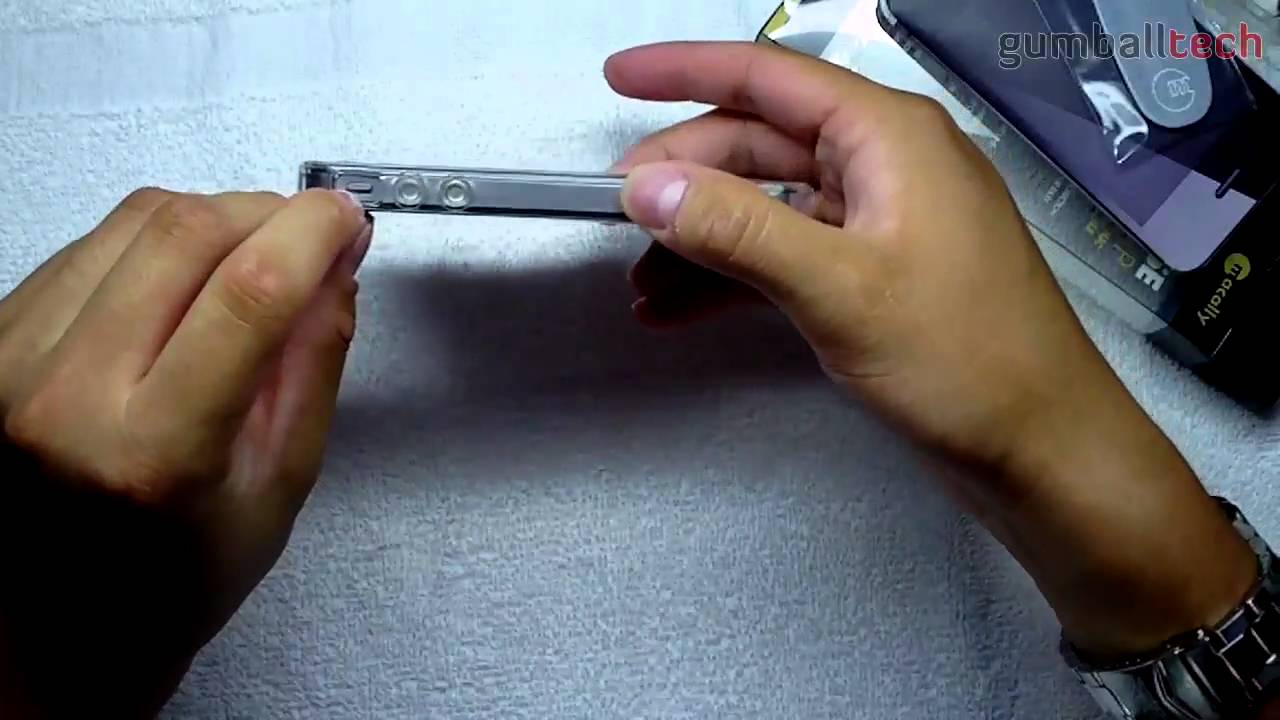 Macally METROIMDP4 clear TPU case for iPhone 4