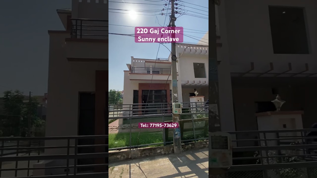 Corner house for sale in Sunny enclave, Sector 125 Mohali #houseforsalemohali #kothiforsale