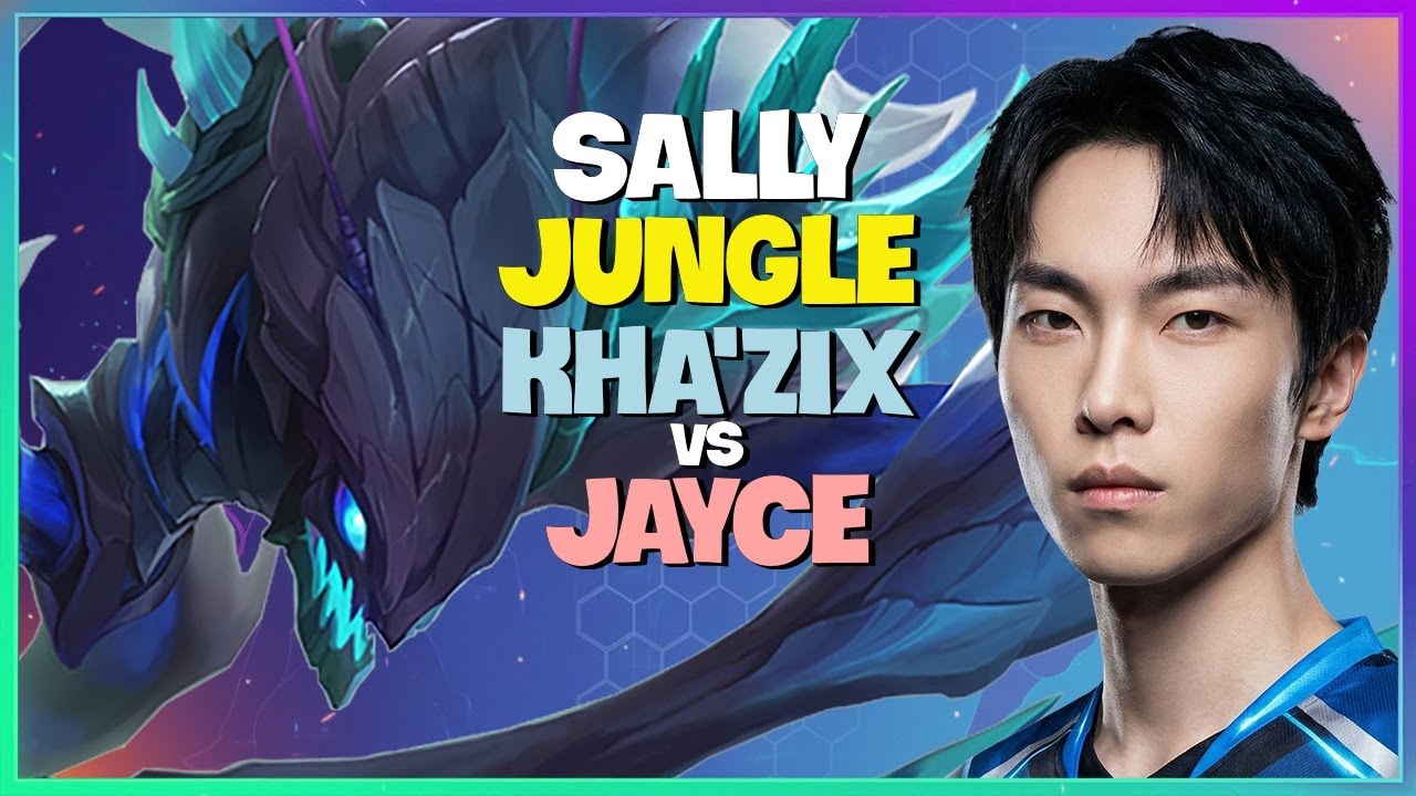 Sally UNSTOPPABLE Challenger Jungle Pathing and Kha'Zix Execution Engsub