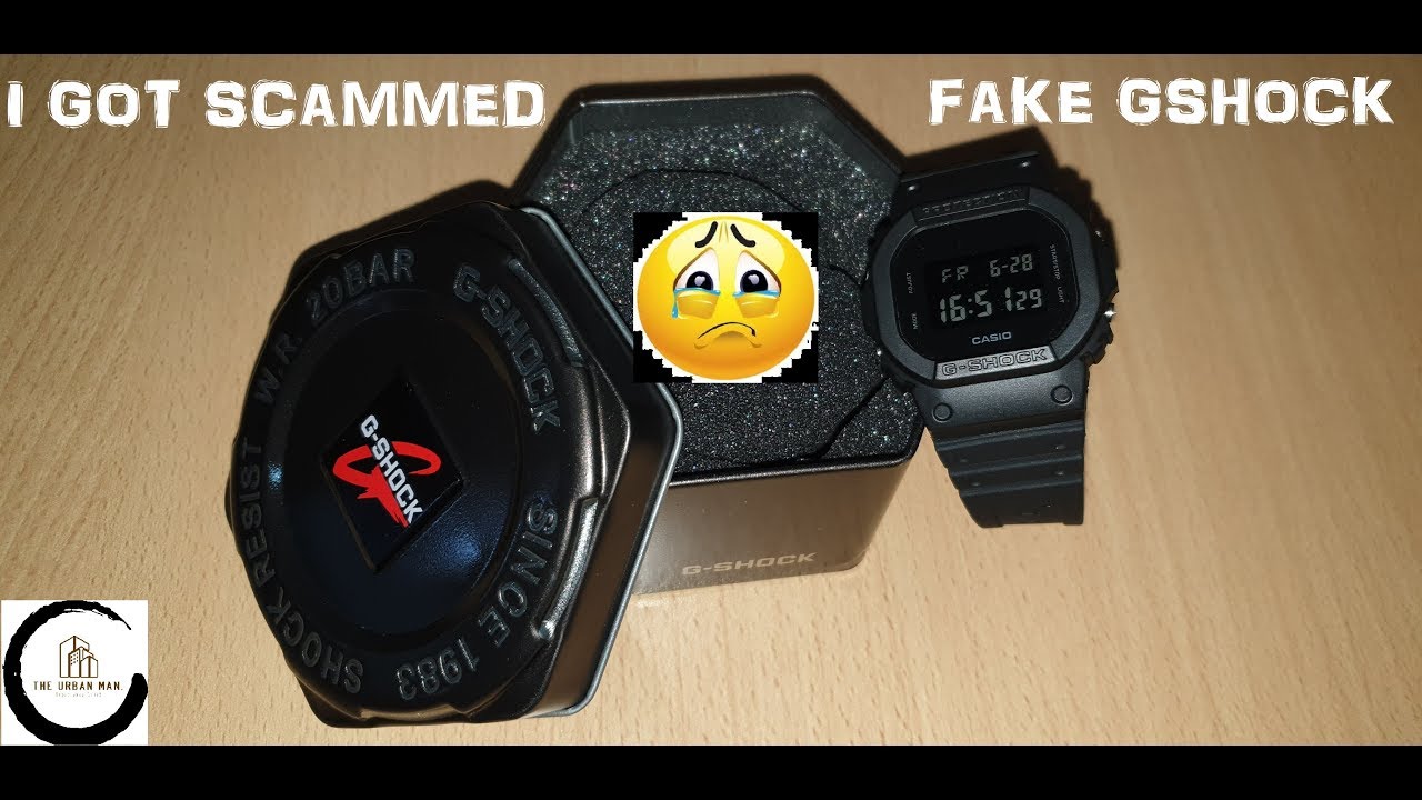 I GOT SCAMMED...FAKE GSHOCK