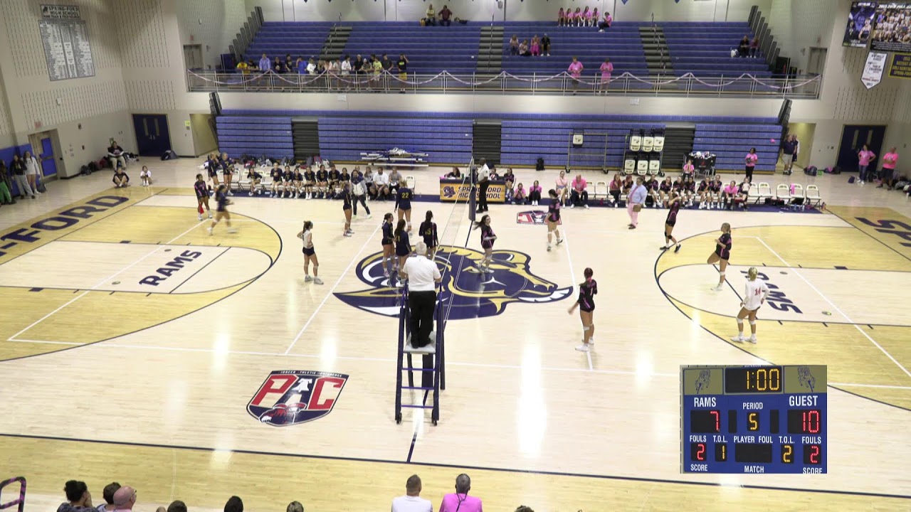 Spring-Ford Volleyball vs Pope John Paul II | Dig Pink