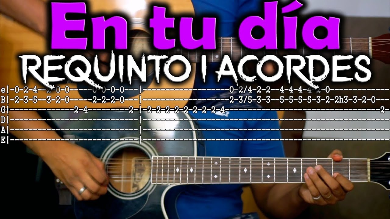 Tutorial | En tu día (Las mañanitas 2) | Requinto | Acordes | TABS