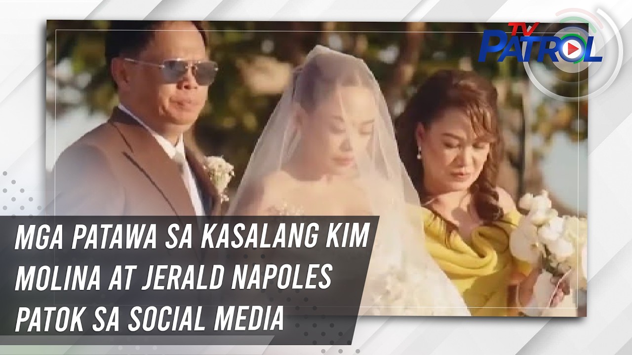 Mga patawa sa kasalang Kim Molina at Jerald Napoles patok sa social media | TV Patrol