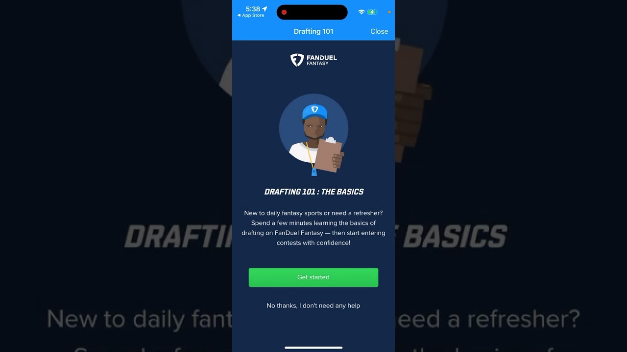 FanDuel Fantasy Sports app - FULL OVERVIEW