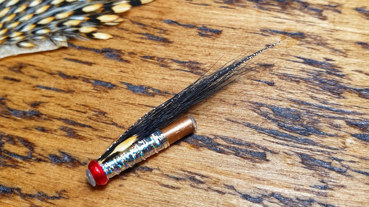 tying a salmon tube fly (mini sunray stoat)