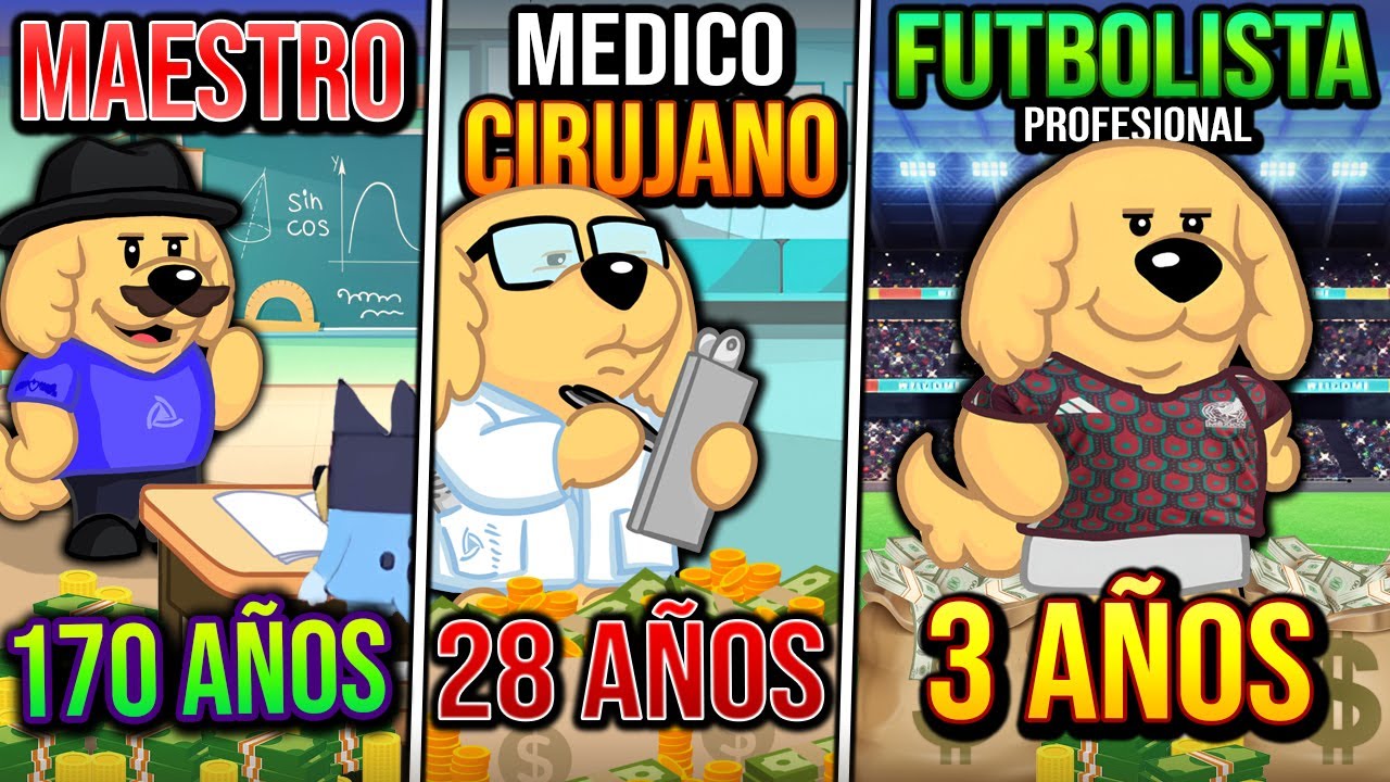 ¿CUÁNTO debes TRABAJAR para GANAR UN MILLÓN de DÓLARES? | Youtuber 100 años 😥