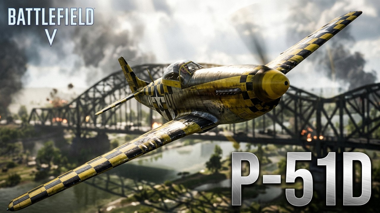 Mustang P51D Plane | Twisted Steel Map | 42-1 | Battlefield V Full Game No Commentary