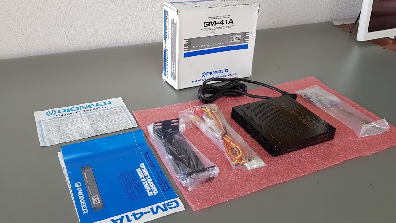 PİONEER GM-41A NOSTALJİ RESİTAL ESKİ SERİ TOKYO VİNTAGE ETİKETÇİ TOKYO JAPAN