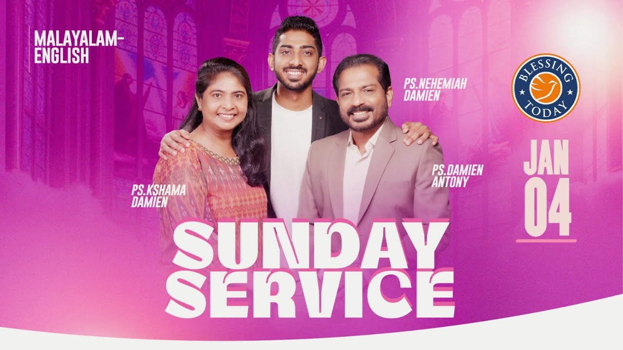 First Sunday Service 2026 | Malayalam - English (Bilingual) | Ps. Damien Antony | 04 Jan