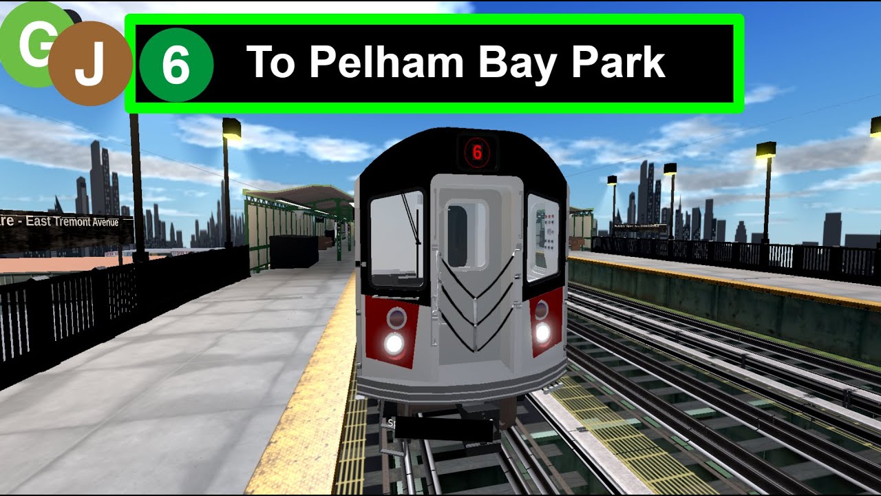 IRT | Pelham Line (6) | R142A 6 Shuttle Train to Pelham Bay Park From Parkchester E177th Street.
