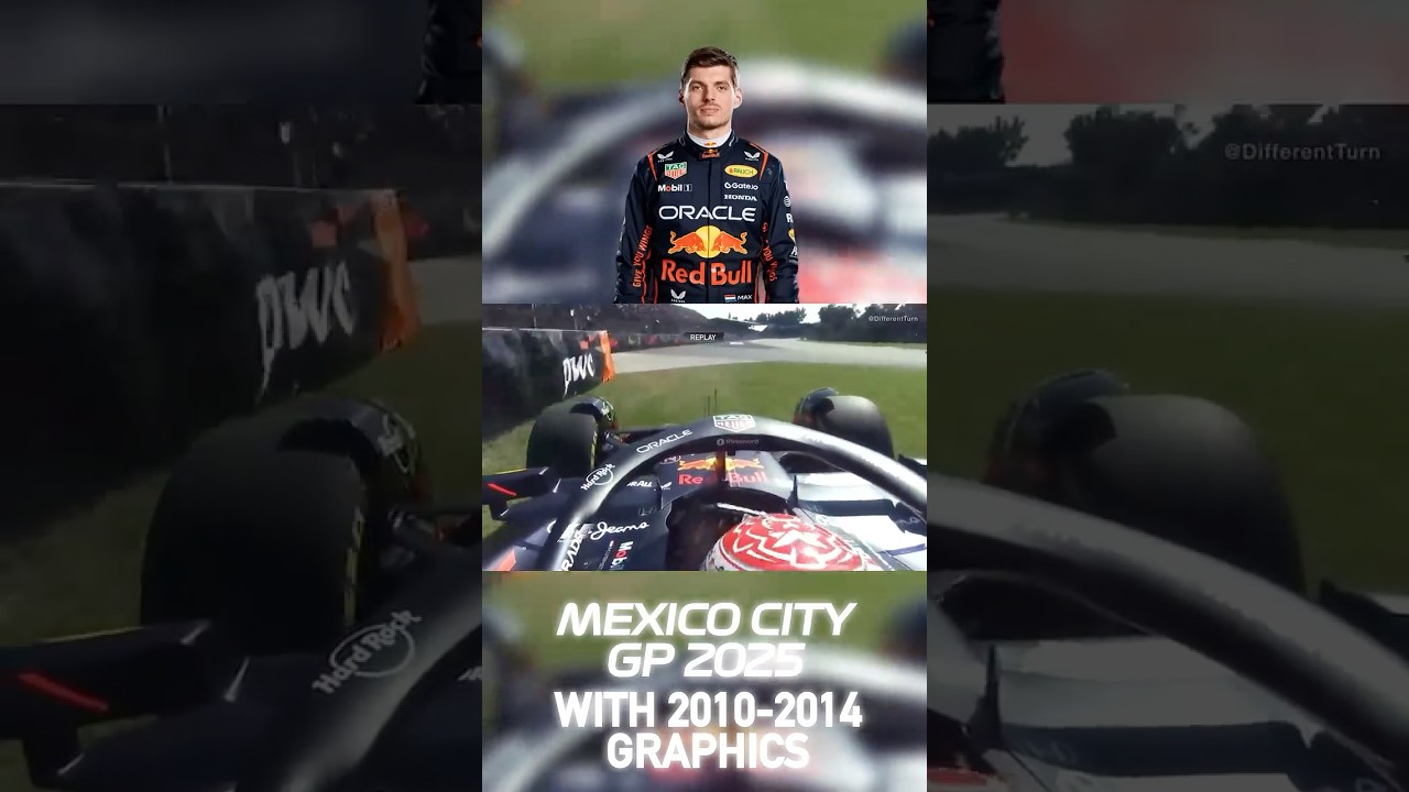 Max Verstappen's 🏎️ 🚀 RACE START | 2025 Mexico City Grand Prix with 2010-2014 Graphics #f1