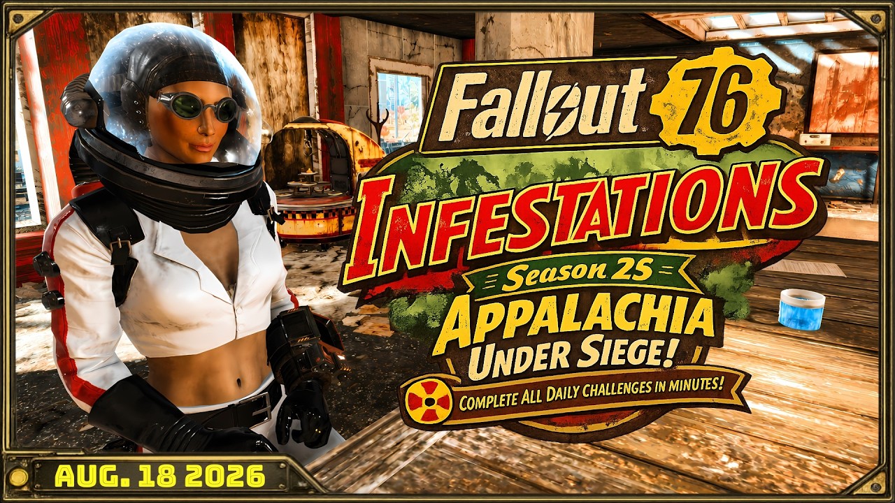 Выполните все ежедневные испытания за считанные минуты! Fallout 76 &mdash; вторник, 18 августа 2026 г.