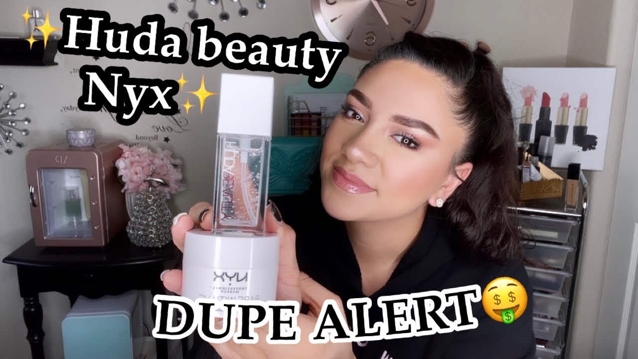HUDA WATER JELLY PRIMER VS NYX JELLY PRIMER DUPE ALERT!!!!! |SIMPLEE GRACE 2020
