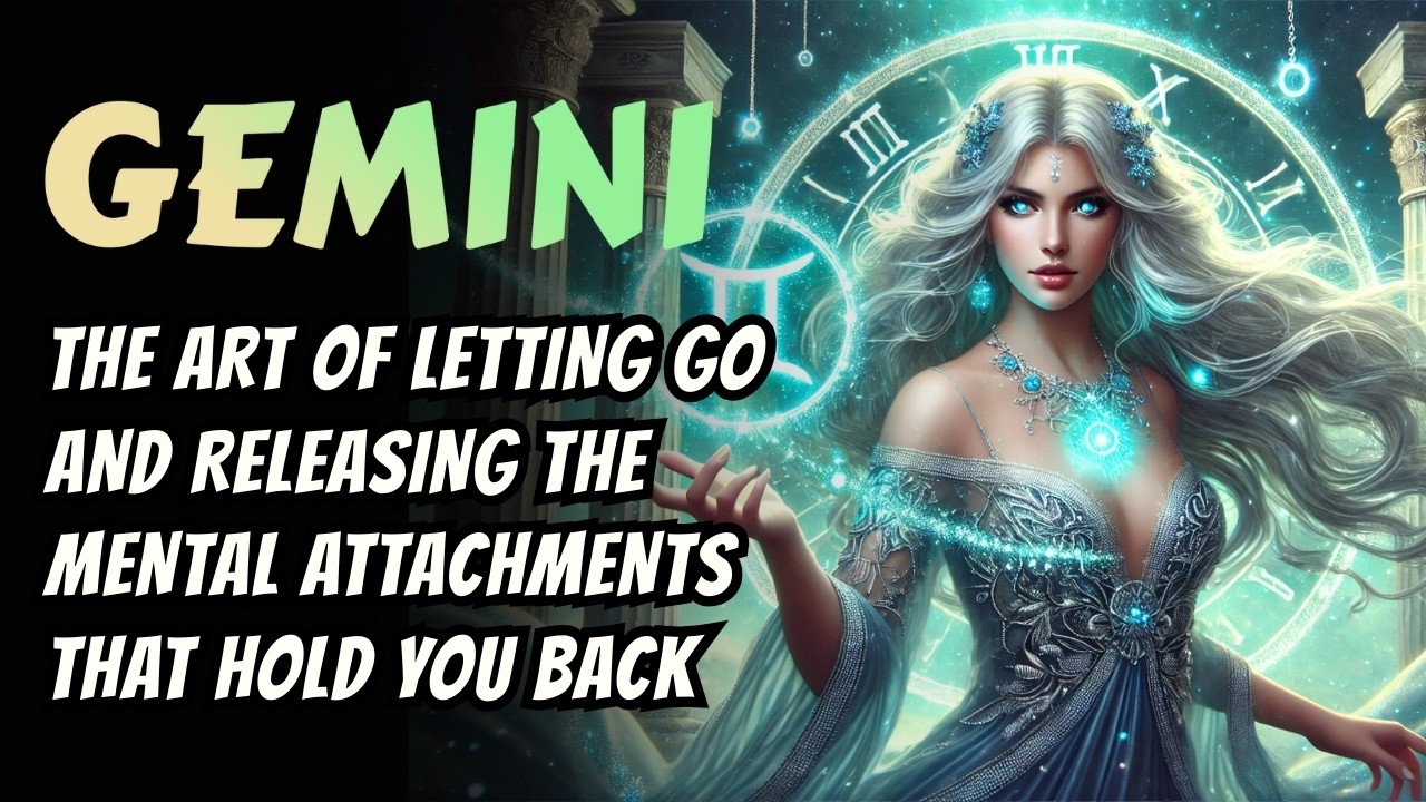 GEMINI - THE ART OF LETTING GO AND RELEASING THE MENTAL ATTACHMENTS THAT HOLD YOU BACK