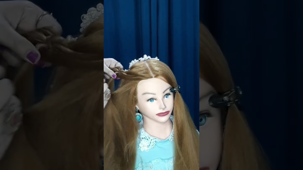 2 minutes low bun hairstyle for party😱😍 #shorts #YTshorts #bunhairstyle