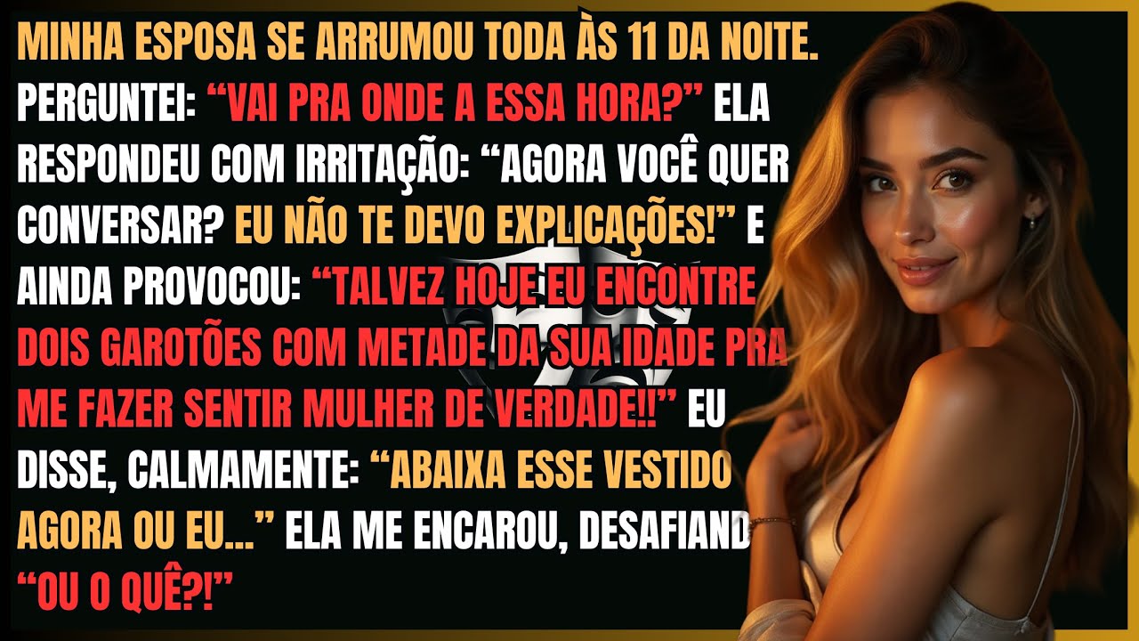 Esposa: “Talvez Eu Encontre Dois Caras Metade Da Sua Idade!” — Parou Dura Quando Viu Minha Surpresa!