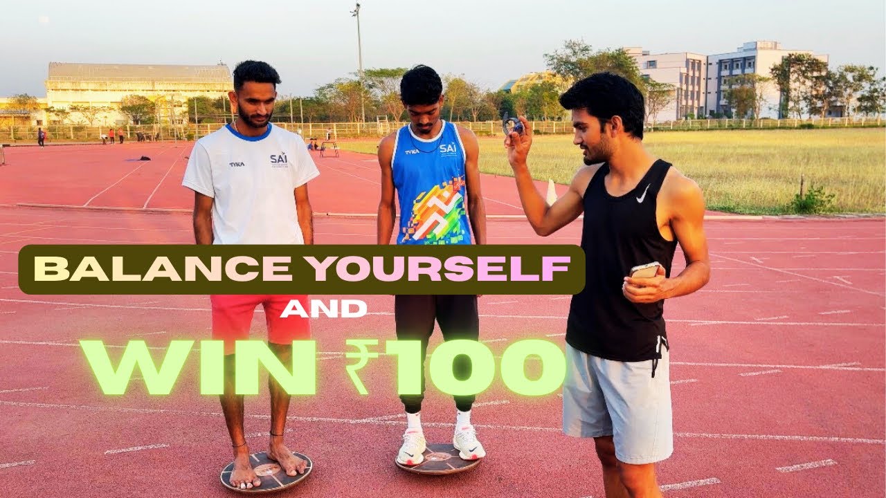 Balance Yourself And Win ₹100 | Sahiljam07 