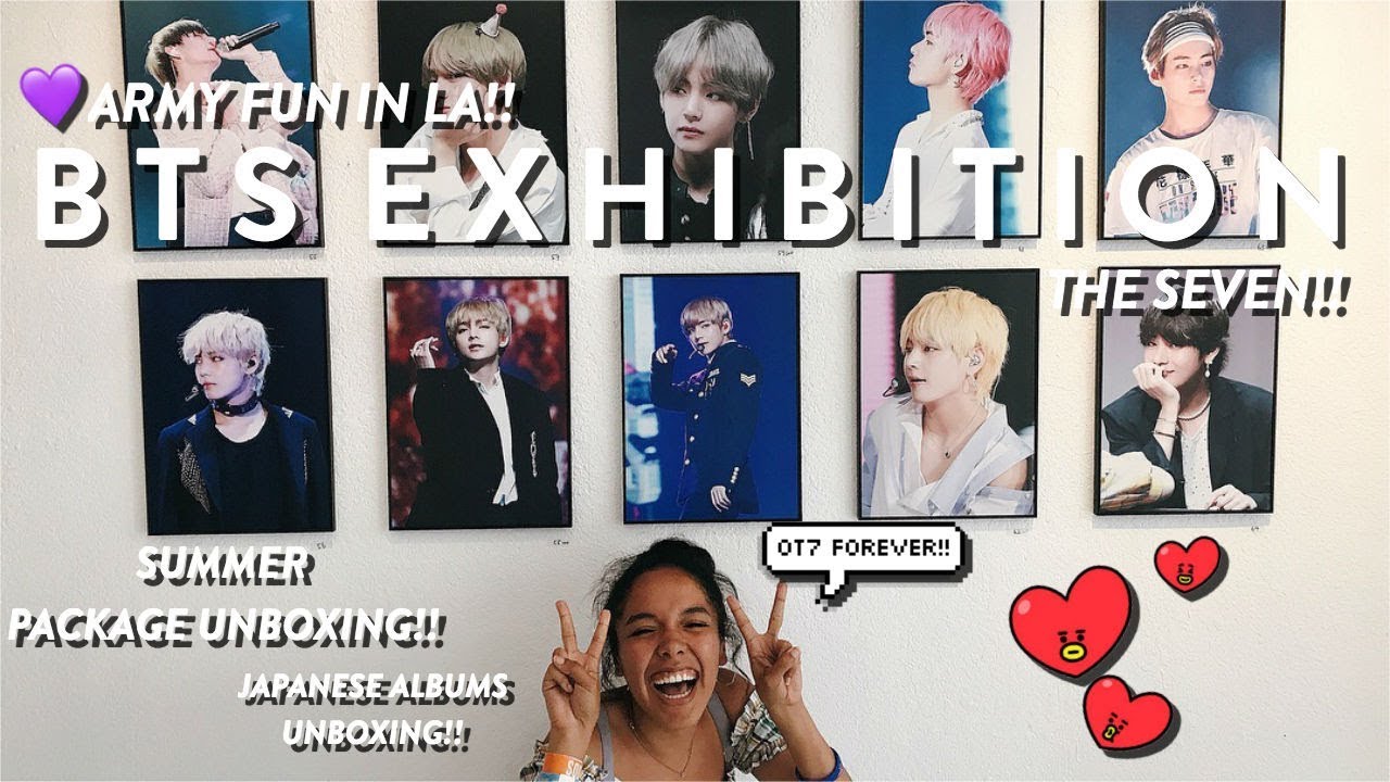 BTS 방탄소년단 'THE SEVEN' EXHIBITION + UNBOXINGS!! ARMY FUN in LA!! ✿