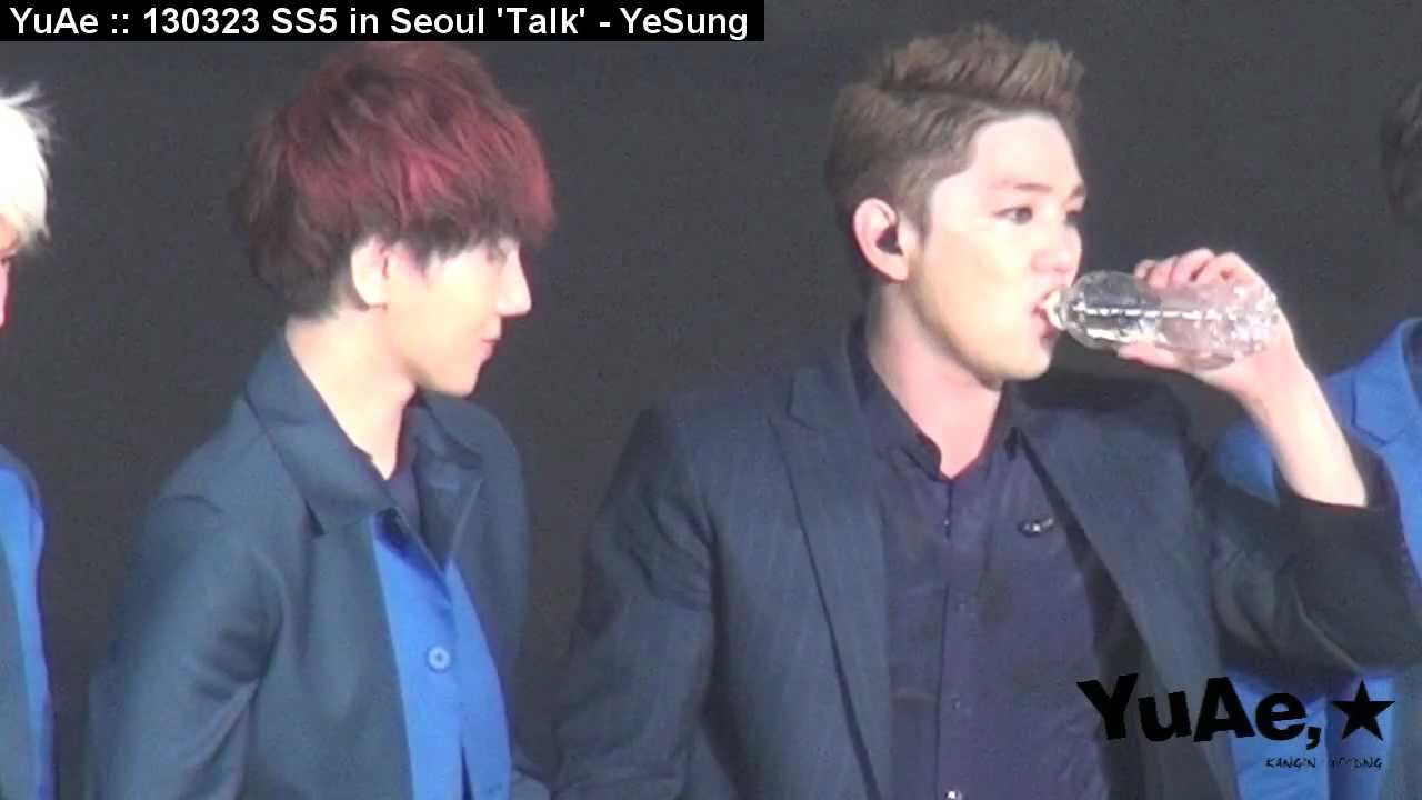 YuAe : 130323 SS5 in Seoul 'Talk' - YeSung (다친 상황