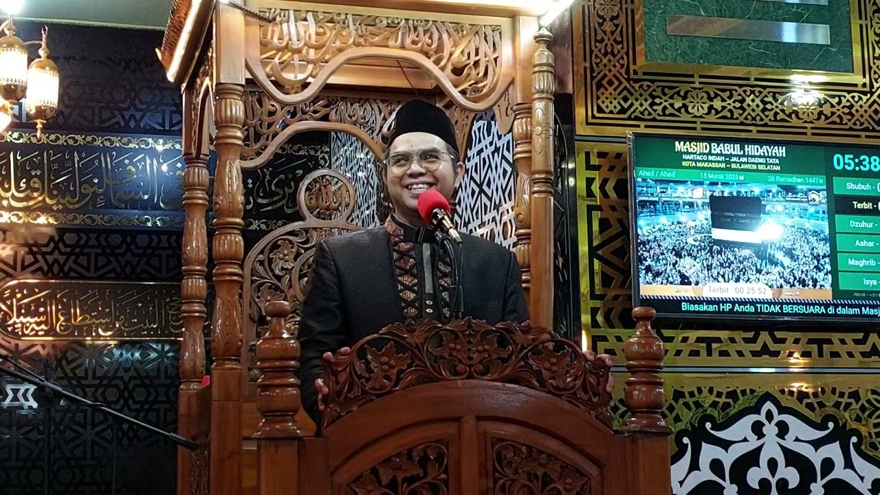 Ceramah Subuh Ke-25 Ramadhan di Masjid Babul Hidayah, Ust.Fakhrul Razi Nursyamsi A.Pawawoi, SH.I MA.