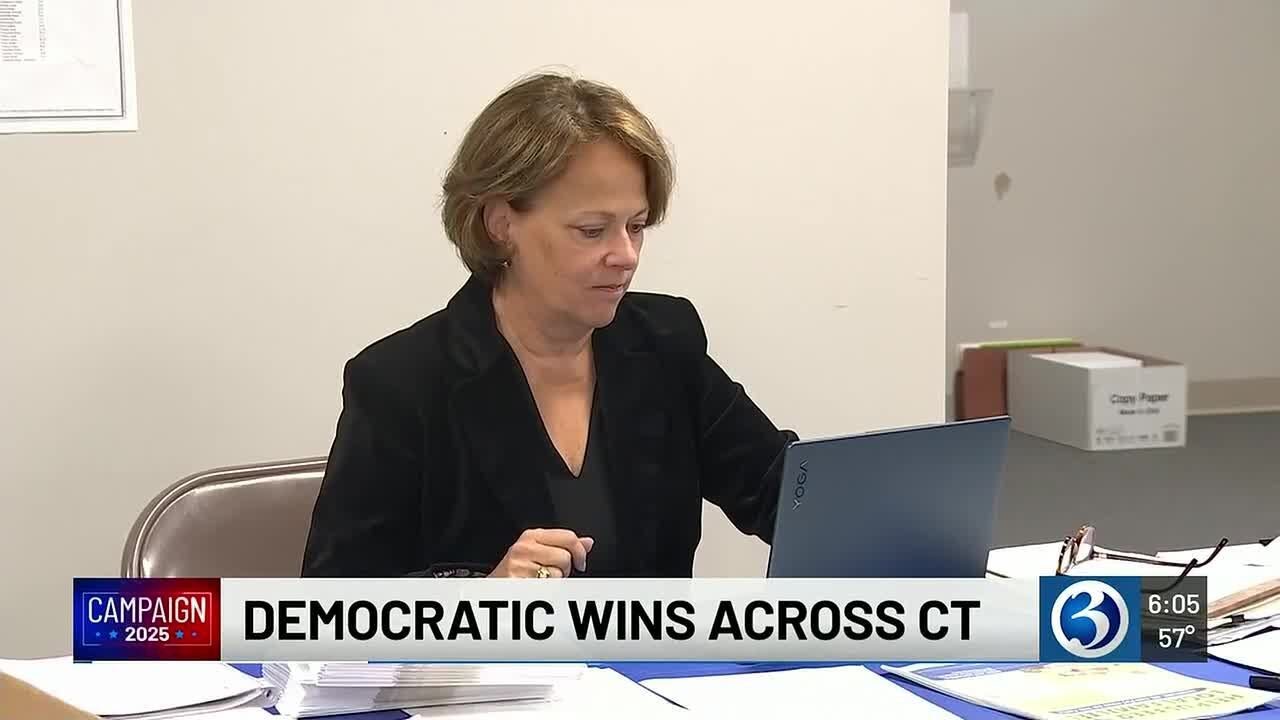 Democratic wins across Connecticut in 2025 election