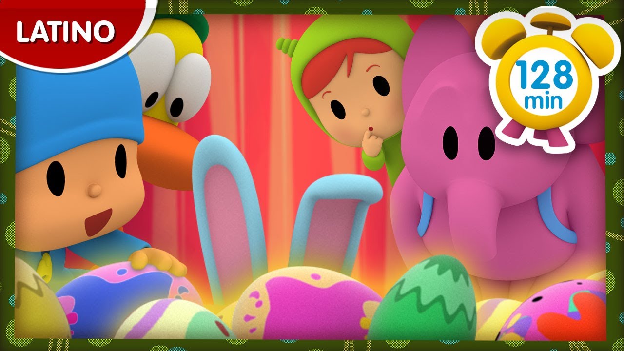 🐣 POCOYÓ en ESPAÑOL LATINO - Huevos de Pascua [128 min] | CARICATURAS y DIBUJOS ANIMADOS para niños