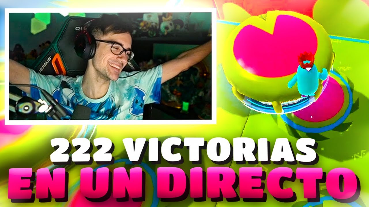 ME HICE 222 VICTORIAS EN FALL GUYS EN UN SOLO DIRECTO