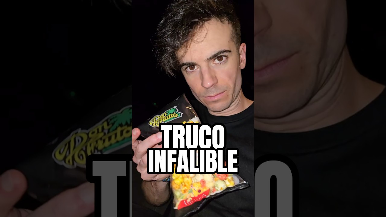 Truco para colar comida en el cine 🍿