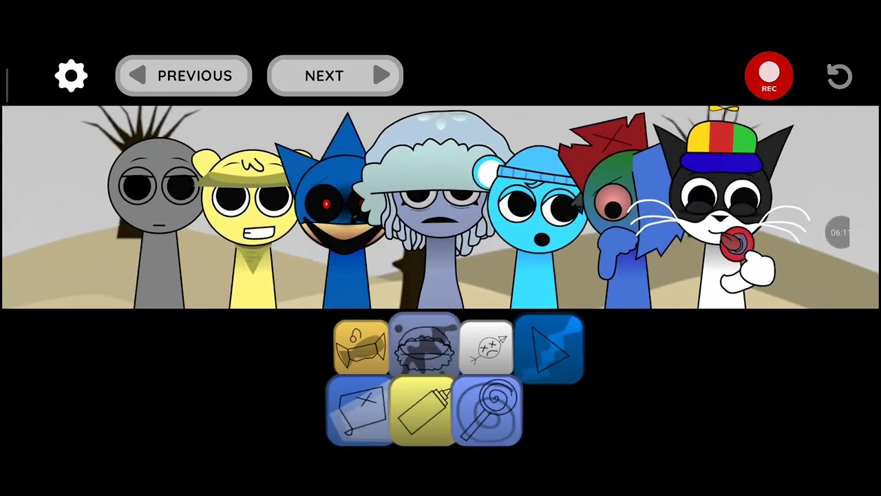 jugando mod de sprunki 