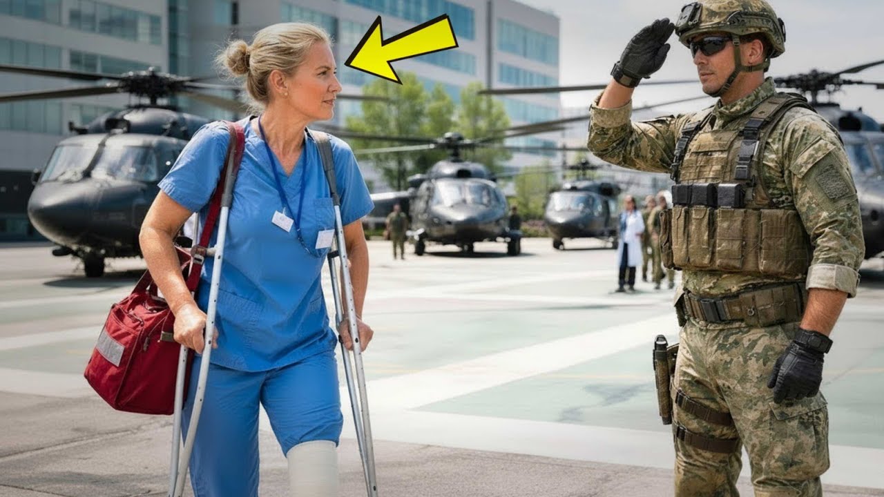 They Told The Limping Nurse To Stay Back—Until 4 Marine Helicopters Landed Demanding.