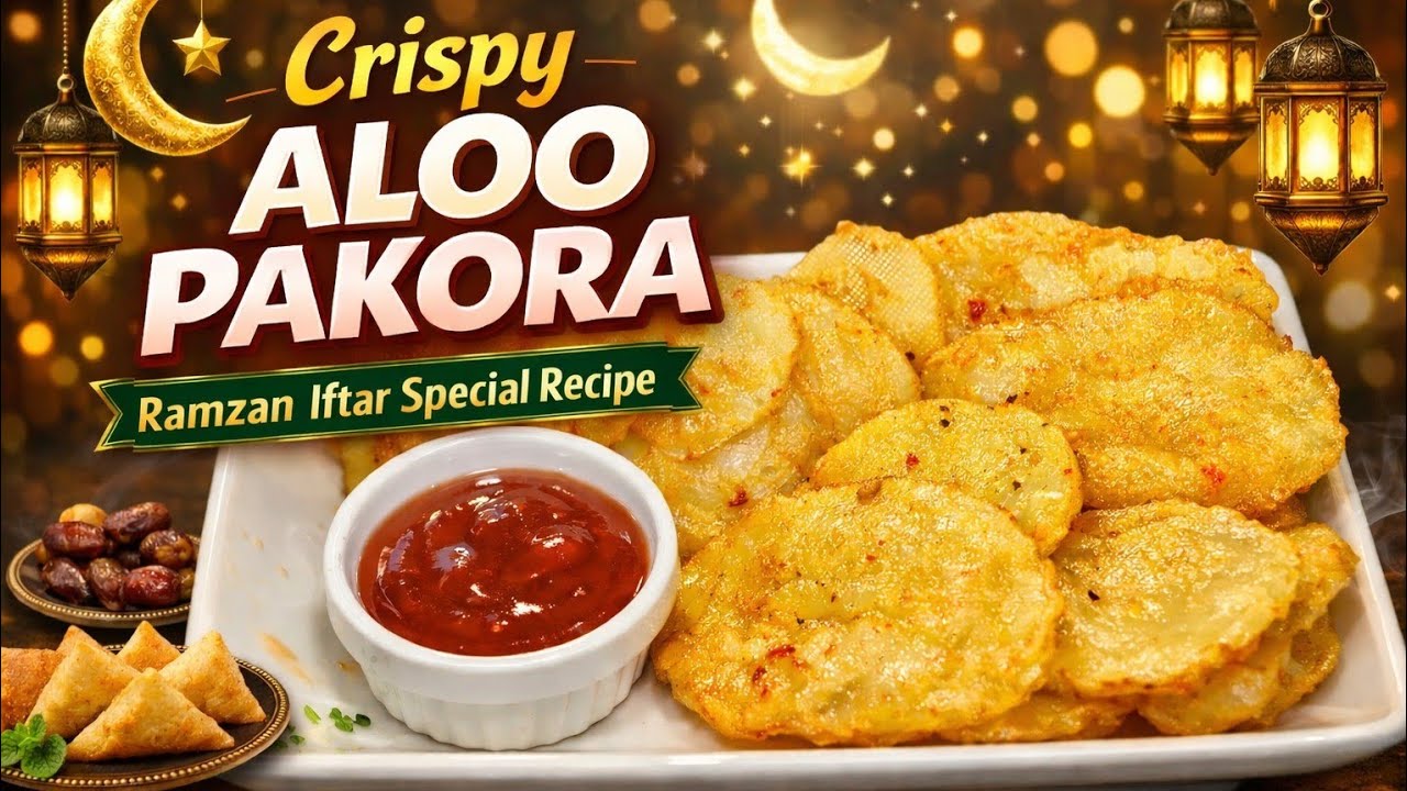 Crispy Aloo Pakora | Ramzan Iftar Special Recipe