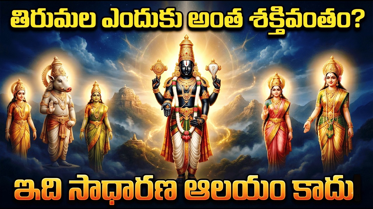 వరాహ స్వామి నుంచి వెంకటేశ్వరుడివరకు పూర్తి కథ | Tirumala Tirupati History | A 200 Crore Year Mystery