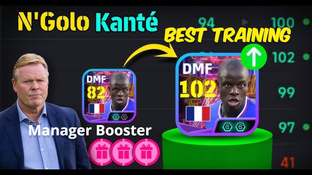 BEST TRAINING N'GOLO KANTE 102!! 🔥RACIKAN TERBAIK N'GOLO KANTE EFOOTBALL 2025 ⚽